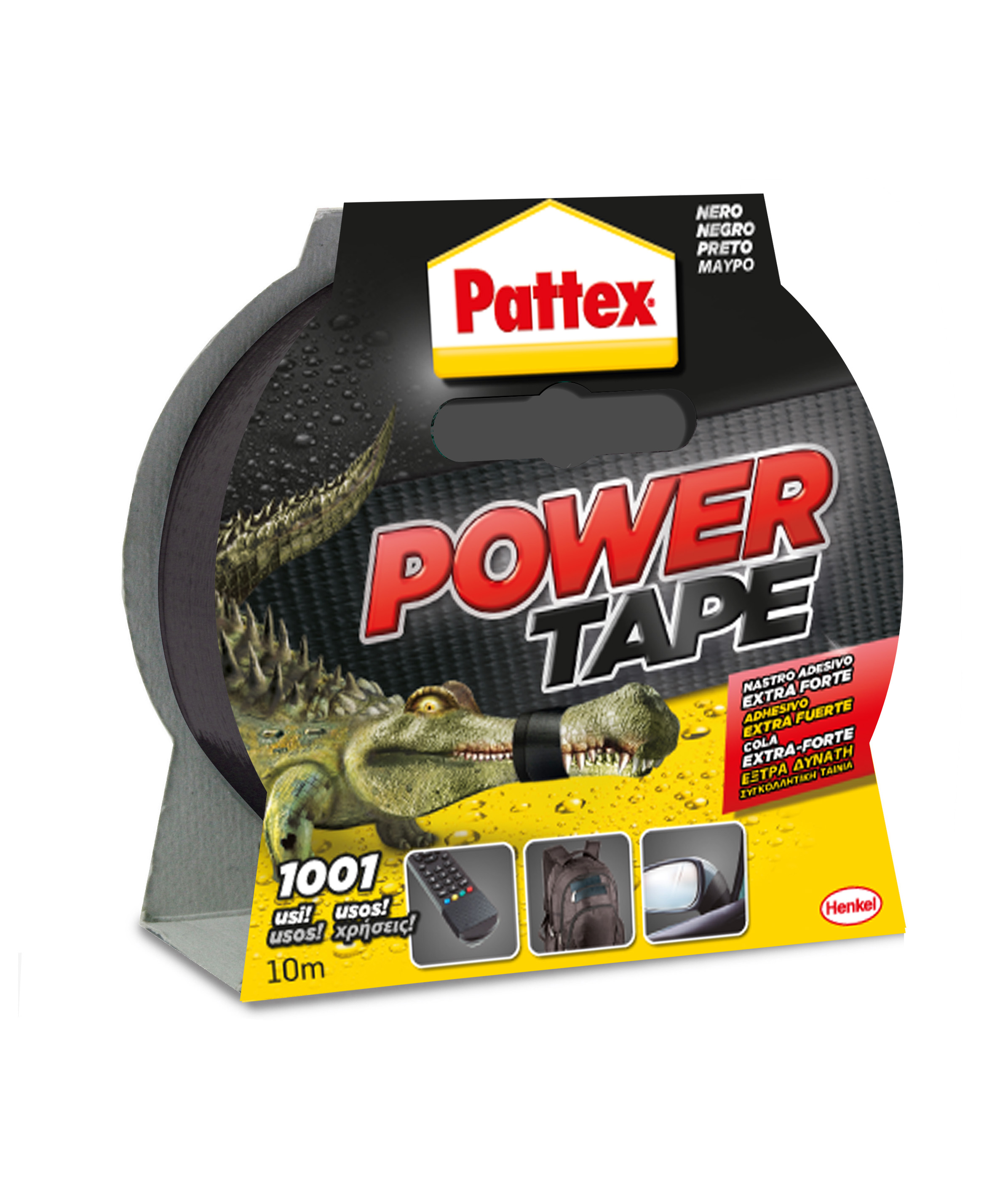 PATTEX POWER TAPE BLACK 50MM X 10M