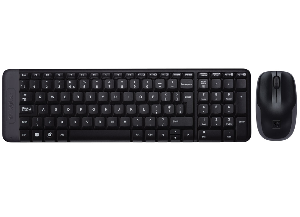 LOGITECH MK220 WIRELESS COMBO KEYBOARD AND MOUSE GREEK