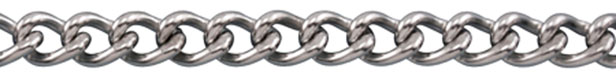 AREF CHAIN 2,0mm 1M NICKEL