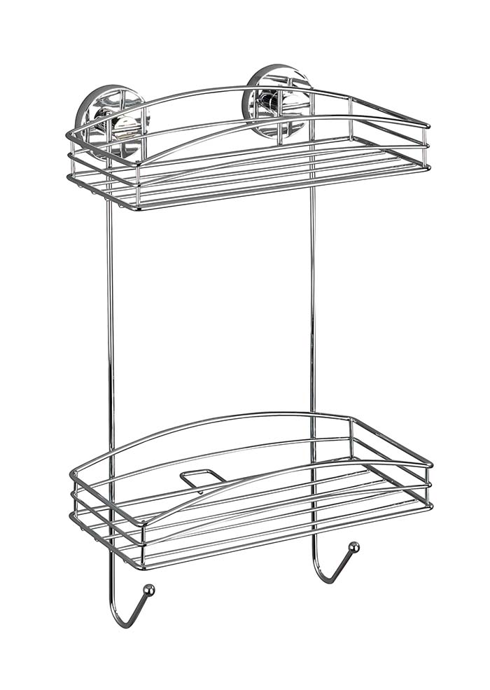 WENKO VAC-LOC 2-TIER WALL RACK