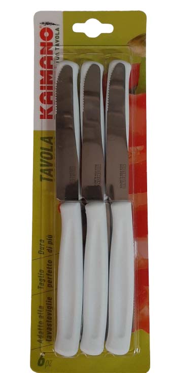 KAIMANO KNIVES 6PCS FOR KITCHEN WHITE