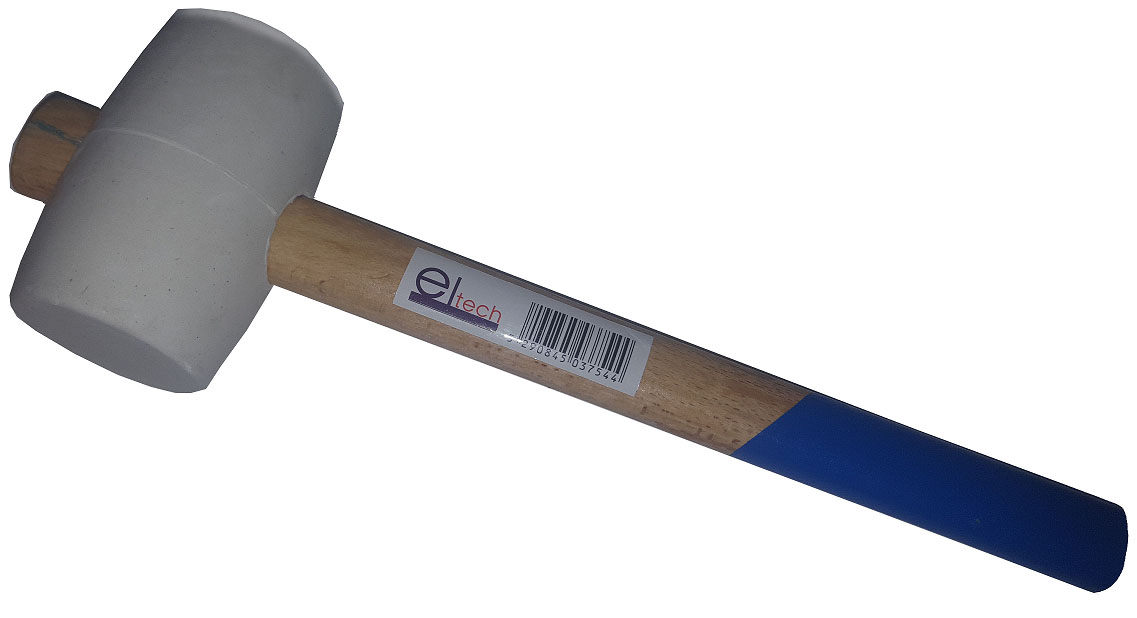 ELTECH WHITE RUBBER MALLET 160Z