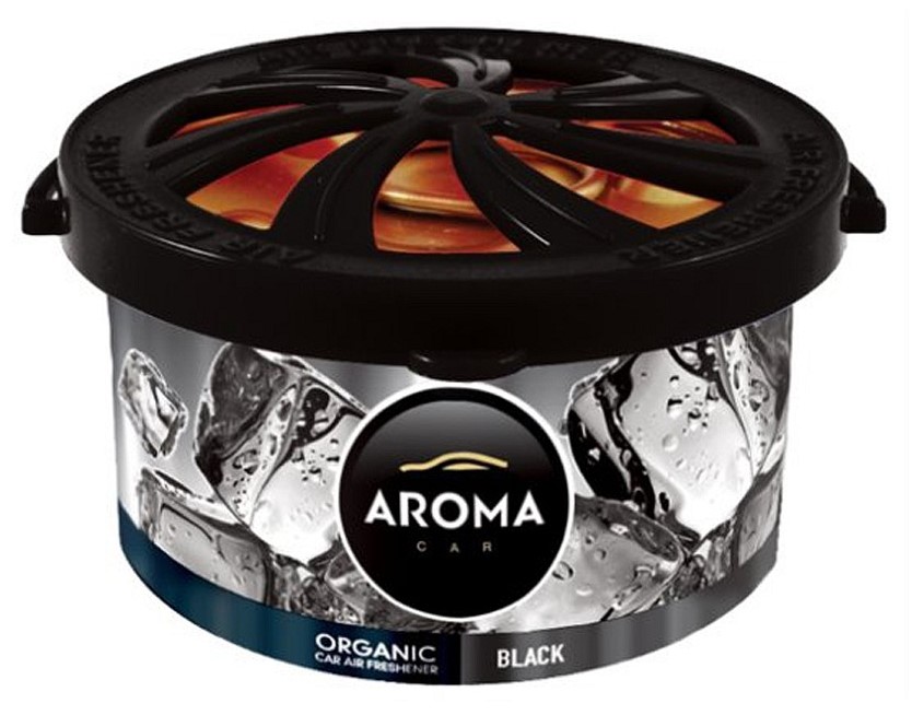 AROMA CAR FRESHENER ORGANIC BLACK