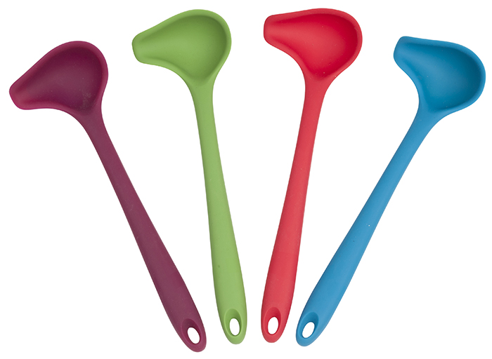 SAUCE SPOON 27CM 4 ASSORTED COLORS