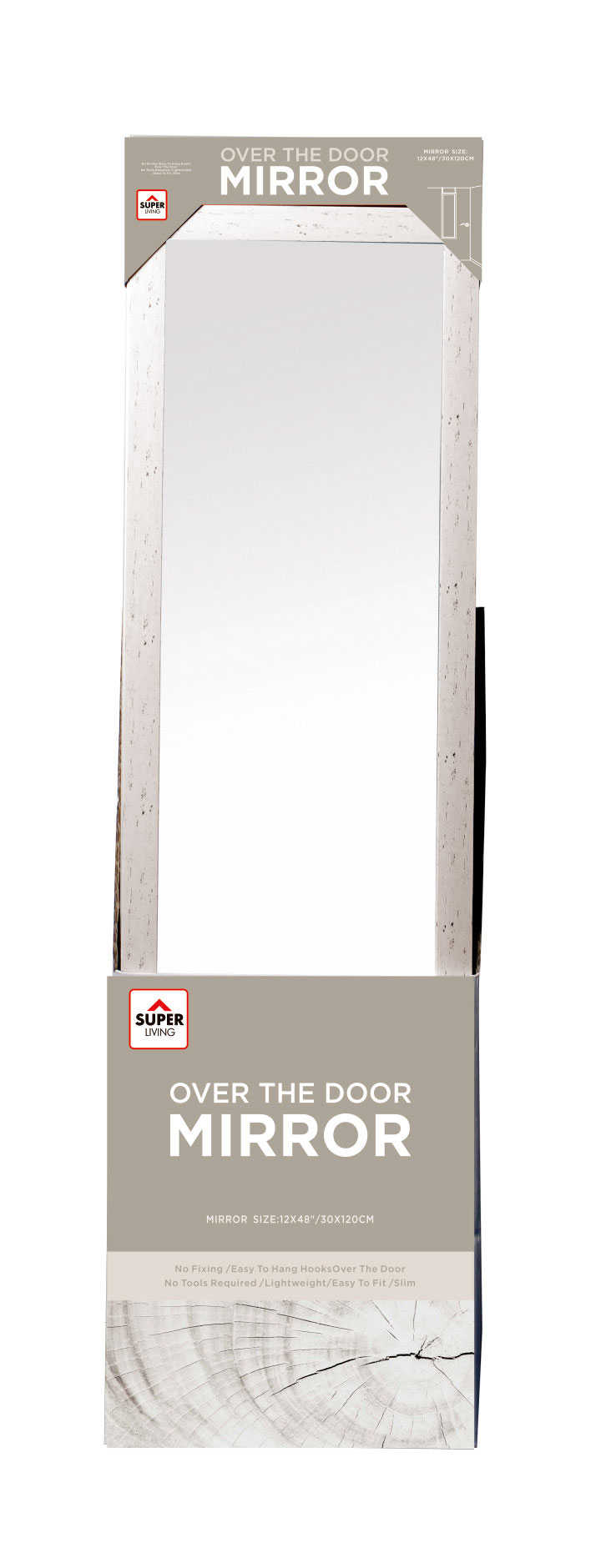 SUPERLIVING PS DOOR WALL MIRROR 30X120CM 3 COLORS AVAILABLE