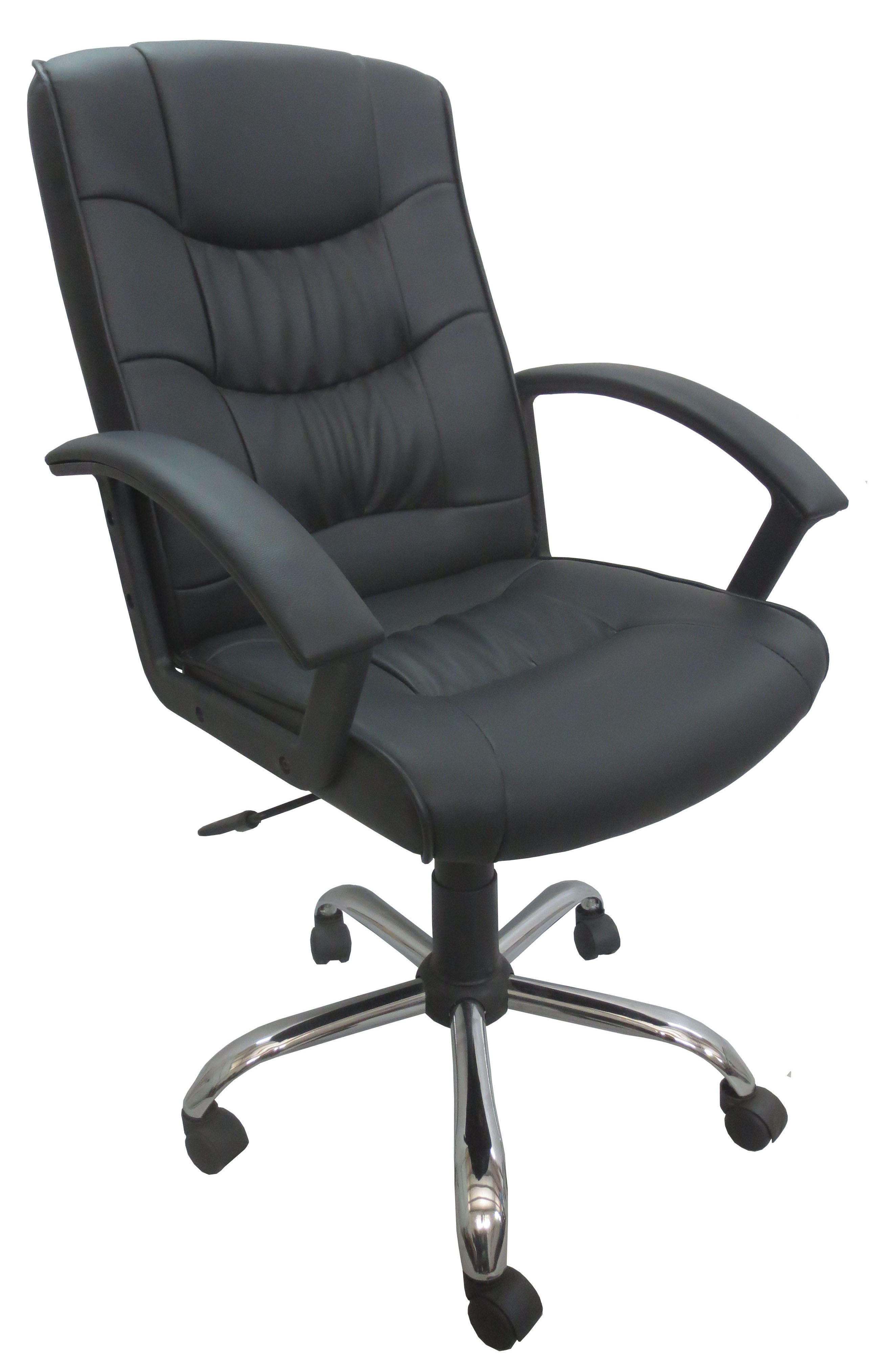 DUCK HIGH BACK OFFICE CHAIR BLACK 59.5Χ65CM