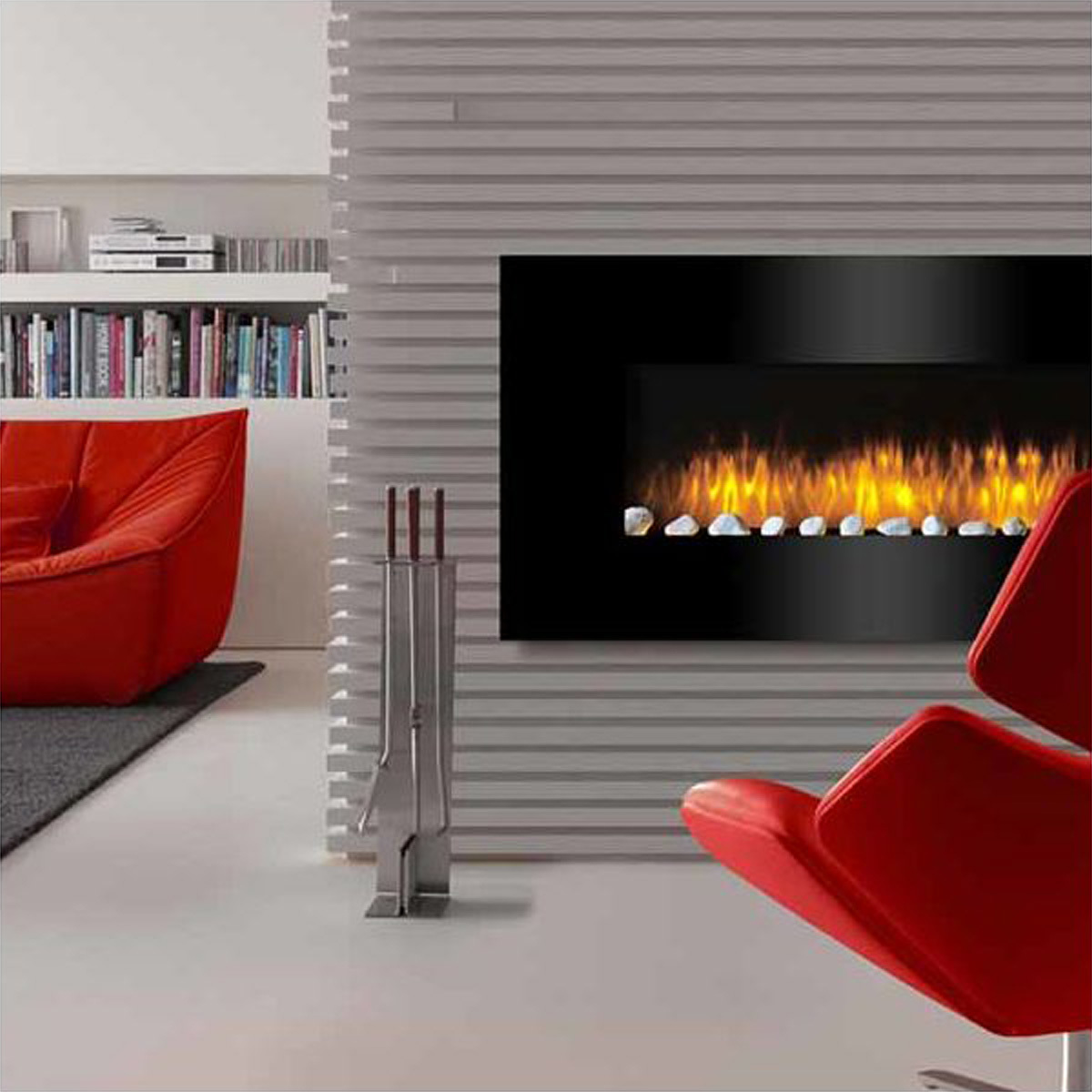 CLASSIC FIRE VANCOUVER WALL ELECTRIC FIREPLACE 2000W