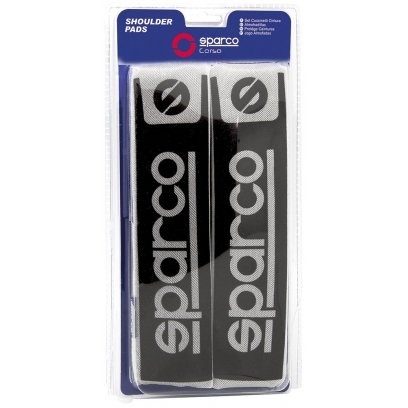 SPARCO SEAT BELT PADS BLACK OPC12120001