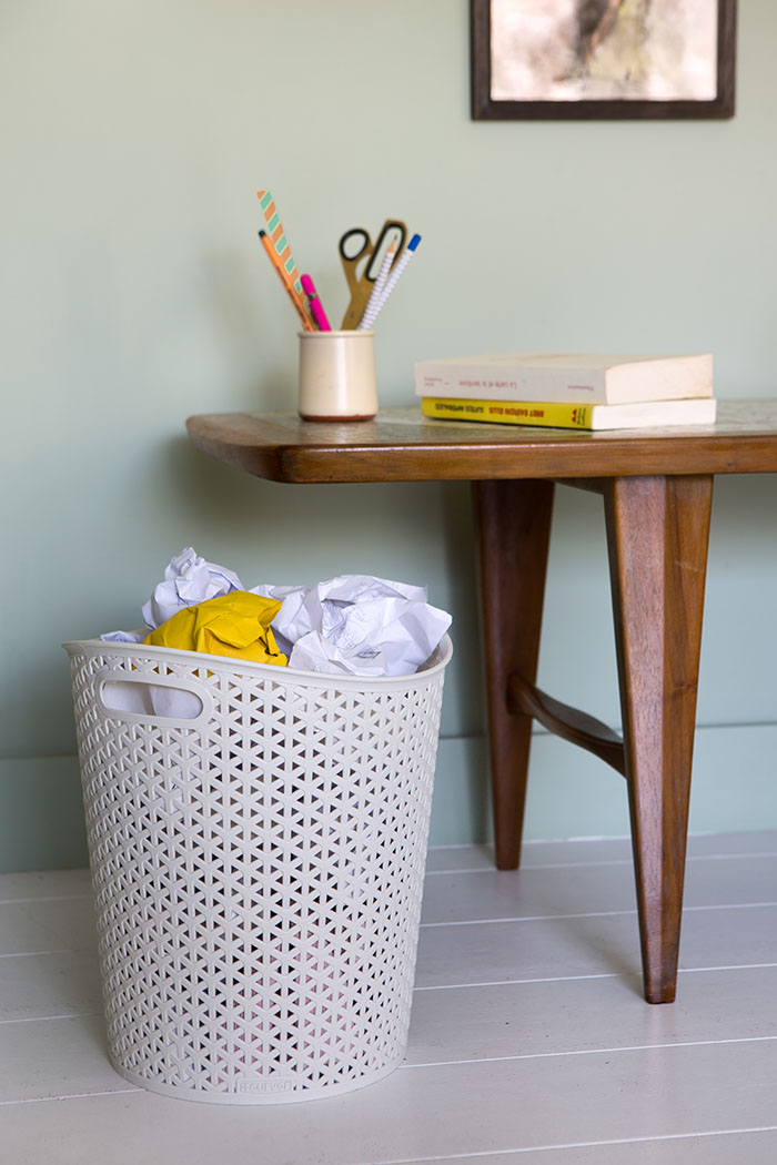 CURVER MY STYLE PAPER BIN 13L WHITE