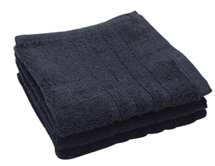 HAND TOWEL 30X30CM 500G -BLACK