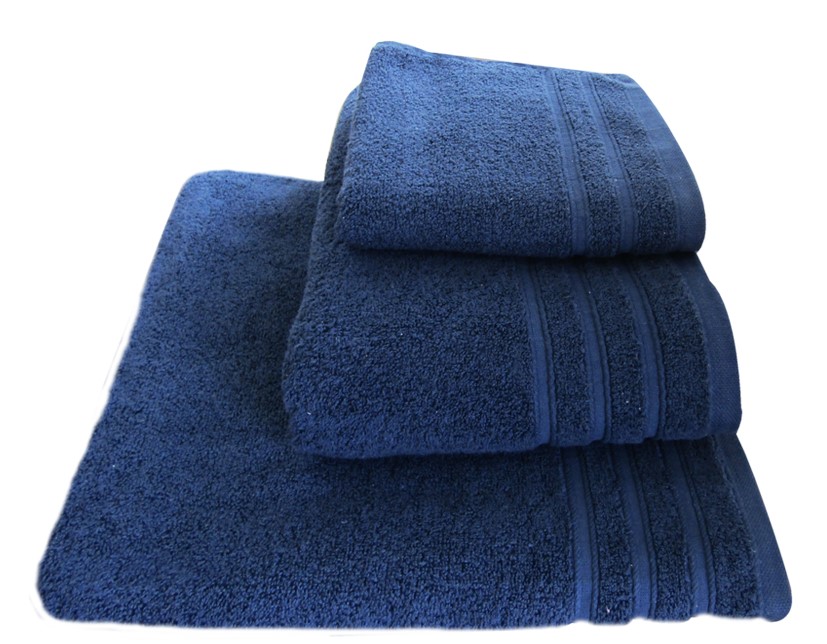 FACE TOWEL BLUE FLUFFY 48X85CM 500GSM