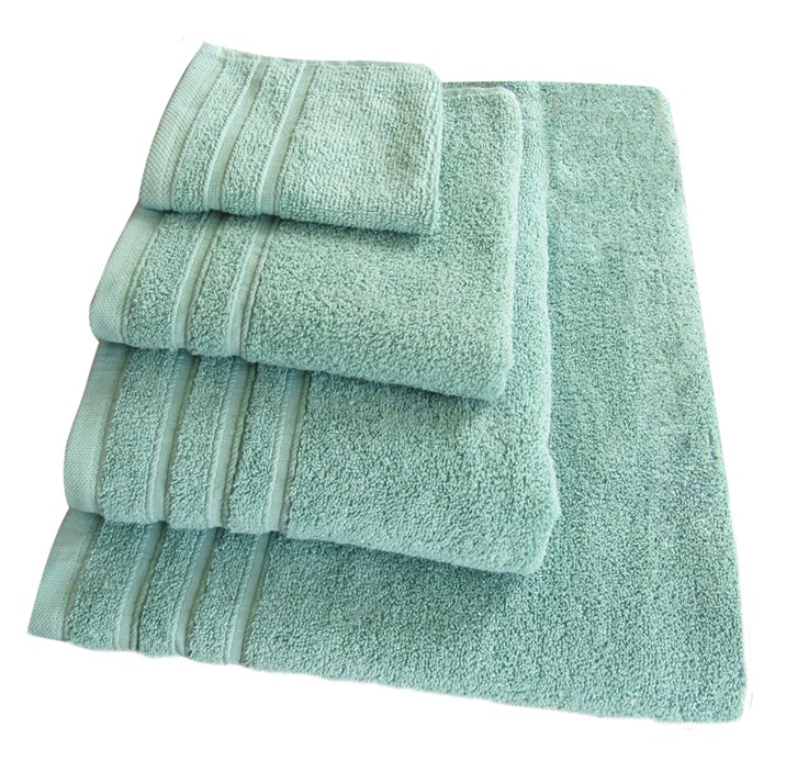 FACE TOWEL LIGHT GREEN FLUFFY 48X85CM 500GSM