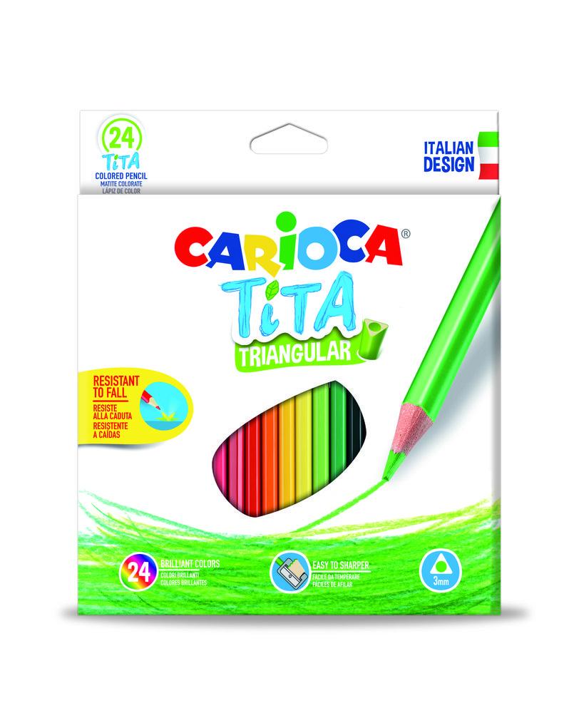 CARIOCA TRIANGULAR PENCIL 24PC