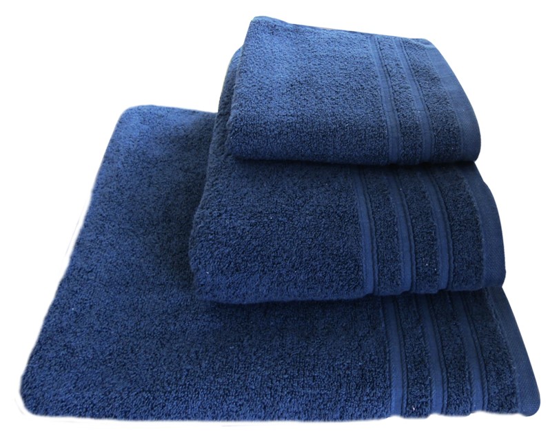 BATH TOWEL BLUE FLUFFY 85X150CM 500GSM