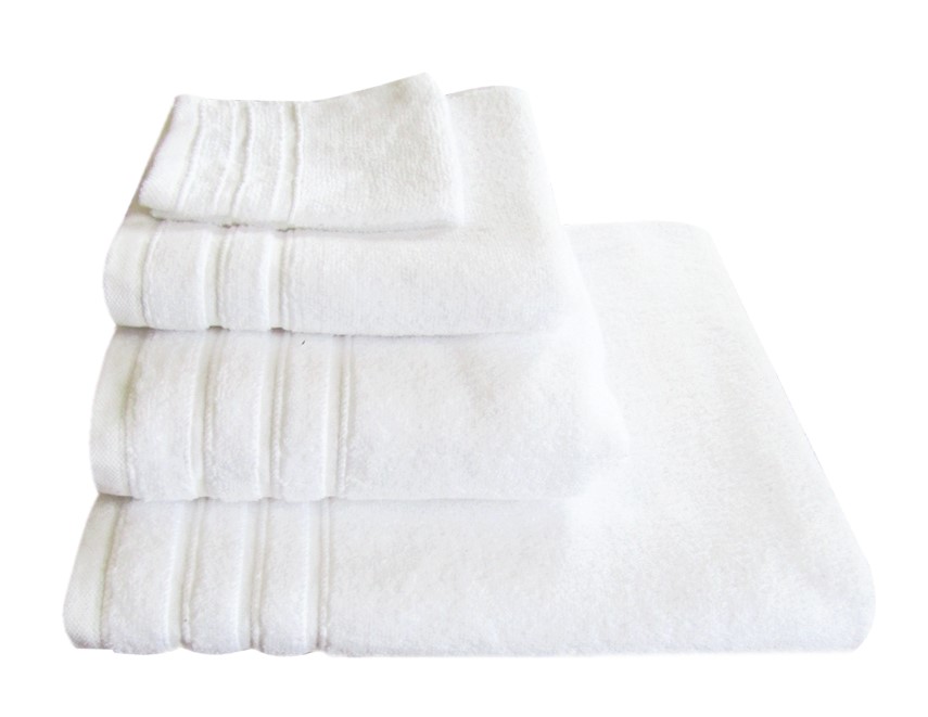 BATH TOWEL WHITE FLUFFY 85X150CM 500GSM