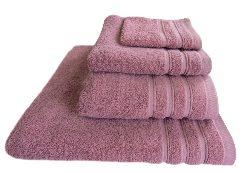 BATH TOWEL DUSTY PINK FLUFY 85X150CM 500GSM