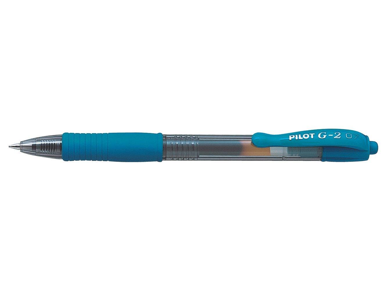 PILOT G2 GEL INK ROLLERBALL MED  LIGHT BLUE 