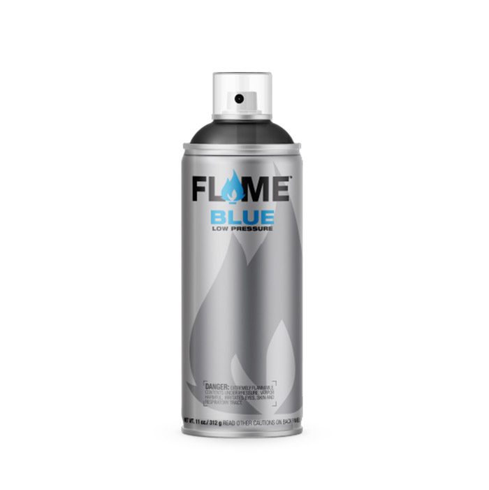 SPRAY FLAME 400ML DEEP BLACK