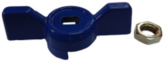 PLUMWATER BALL VALVE BUTTERFLY HANDLE 1/2 & 3/4