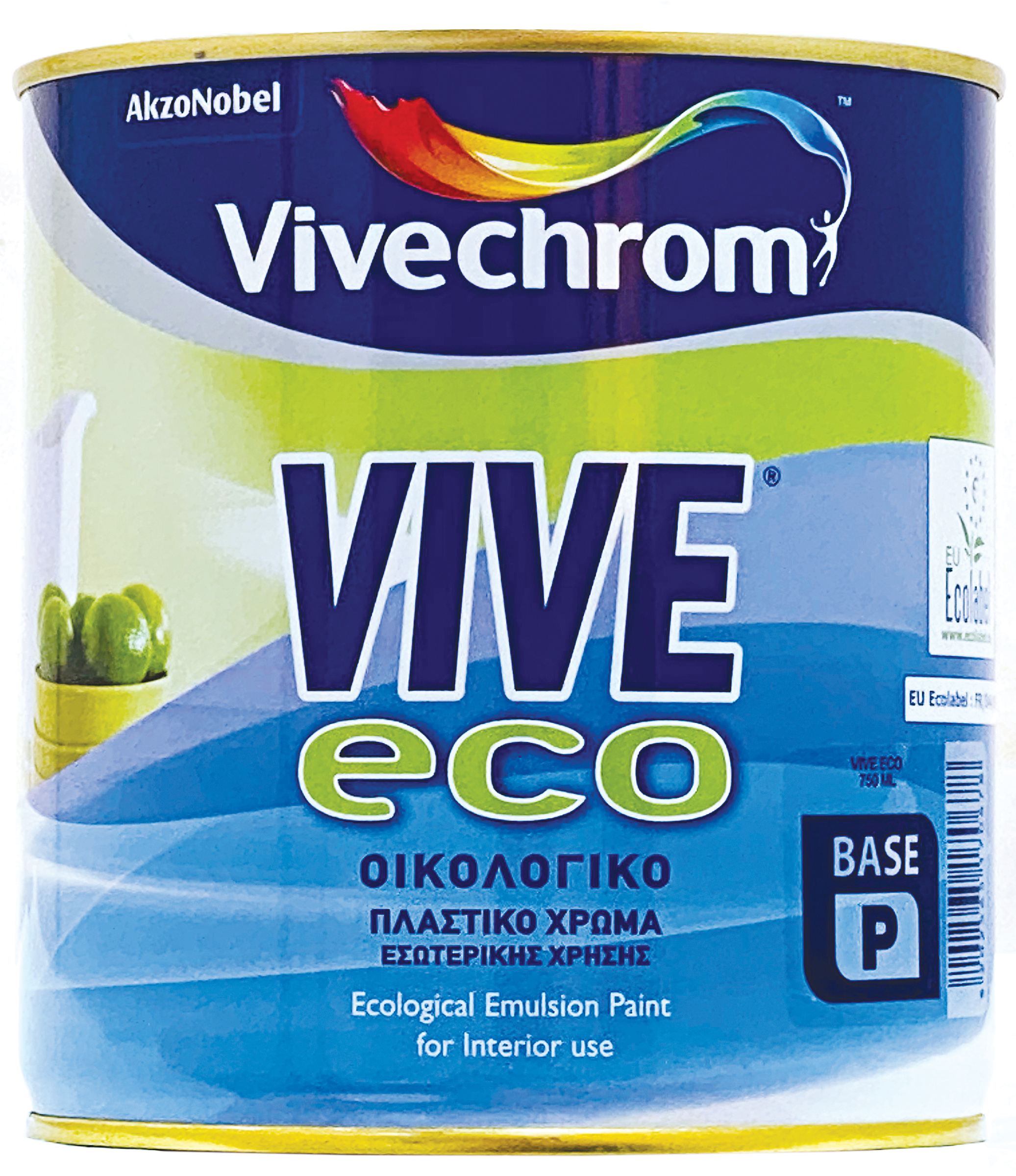 VIVECHROM ΛΕΥΚΟ ΟΙΚΟΛΟΓΙΚΟ ΠΛΑΣΤΙΚΟ ΧΡΩΜΑ 750ML