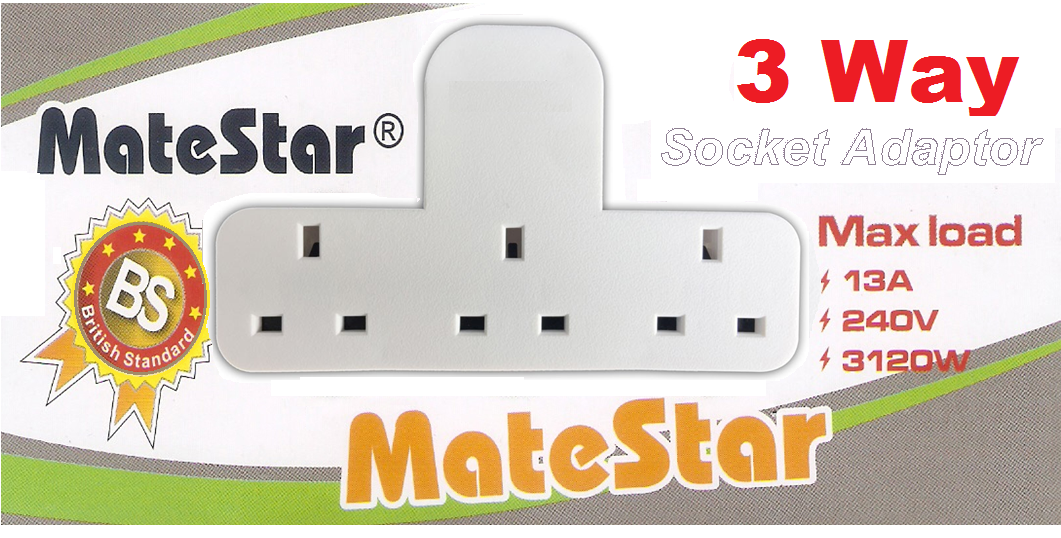 MATESTAR 3 WAY T-SHAPE ADAPTOR