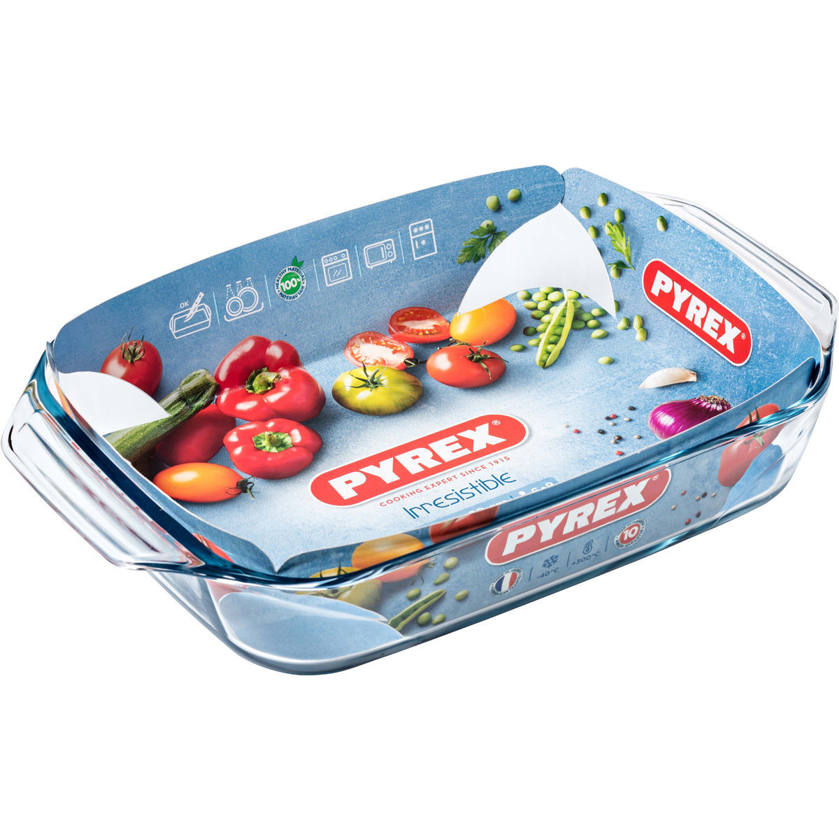 PYREX 407B000 IRRESISTIBLE ΓΥΆΛΙΝΟ ΟΡΘΟΓΏΝΙΟ ΣΚΕΎΟΣ ΦΟΎΡΝΟΥ 2,1L