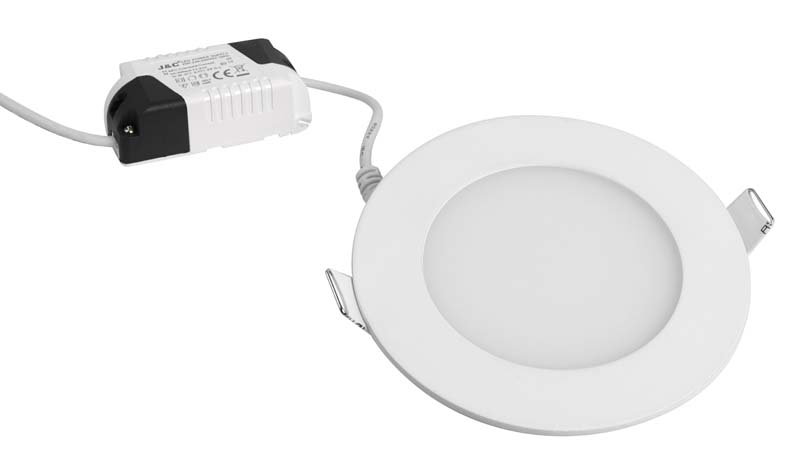 J&C LED 6W RECESSED ROUND PANEL 6000K Ø120MM 