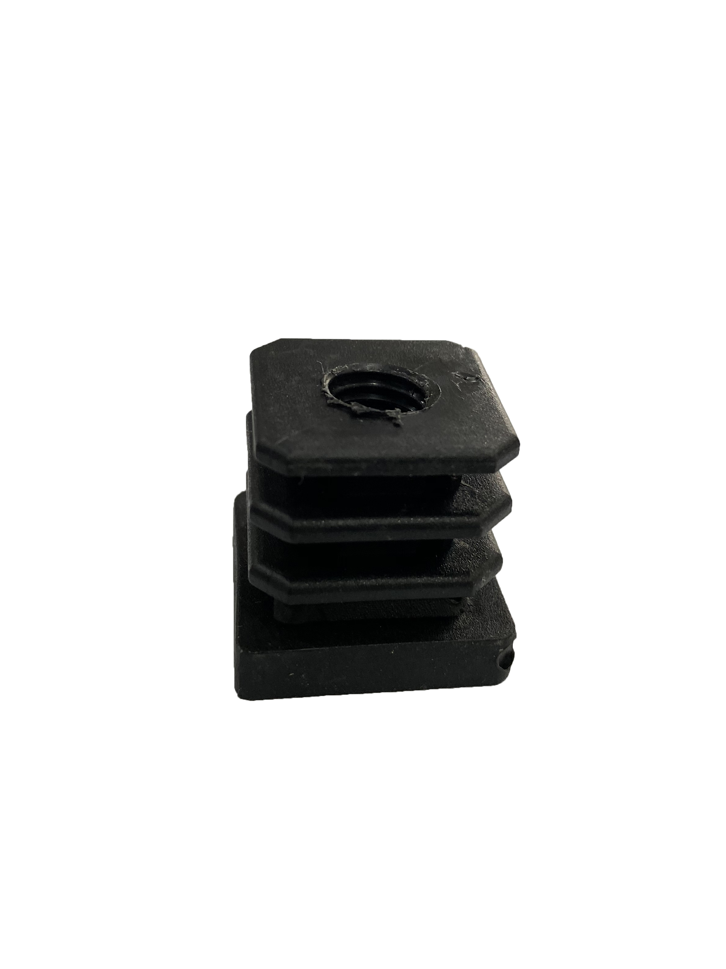 COVER CAPS 25X25 WITH THREAD 10MM BLACK 4PCS