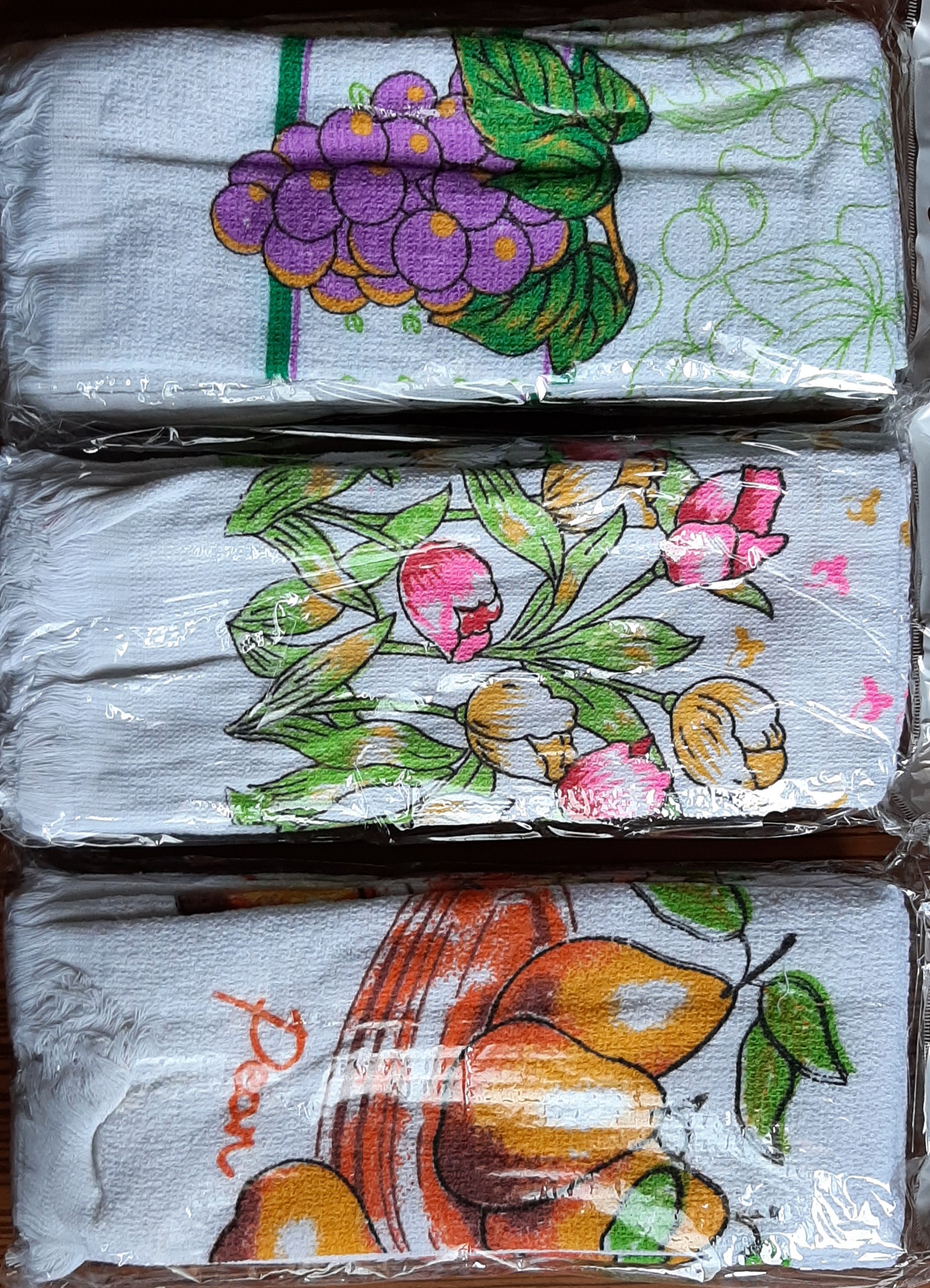 TERRY KITCHEN TOWELS 6PCS