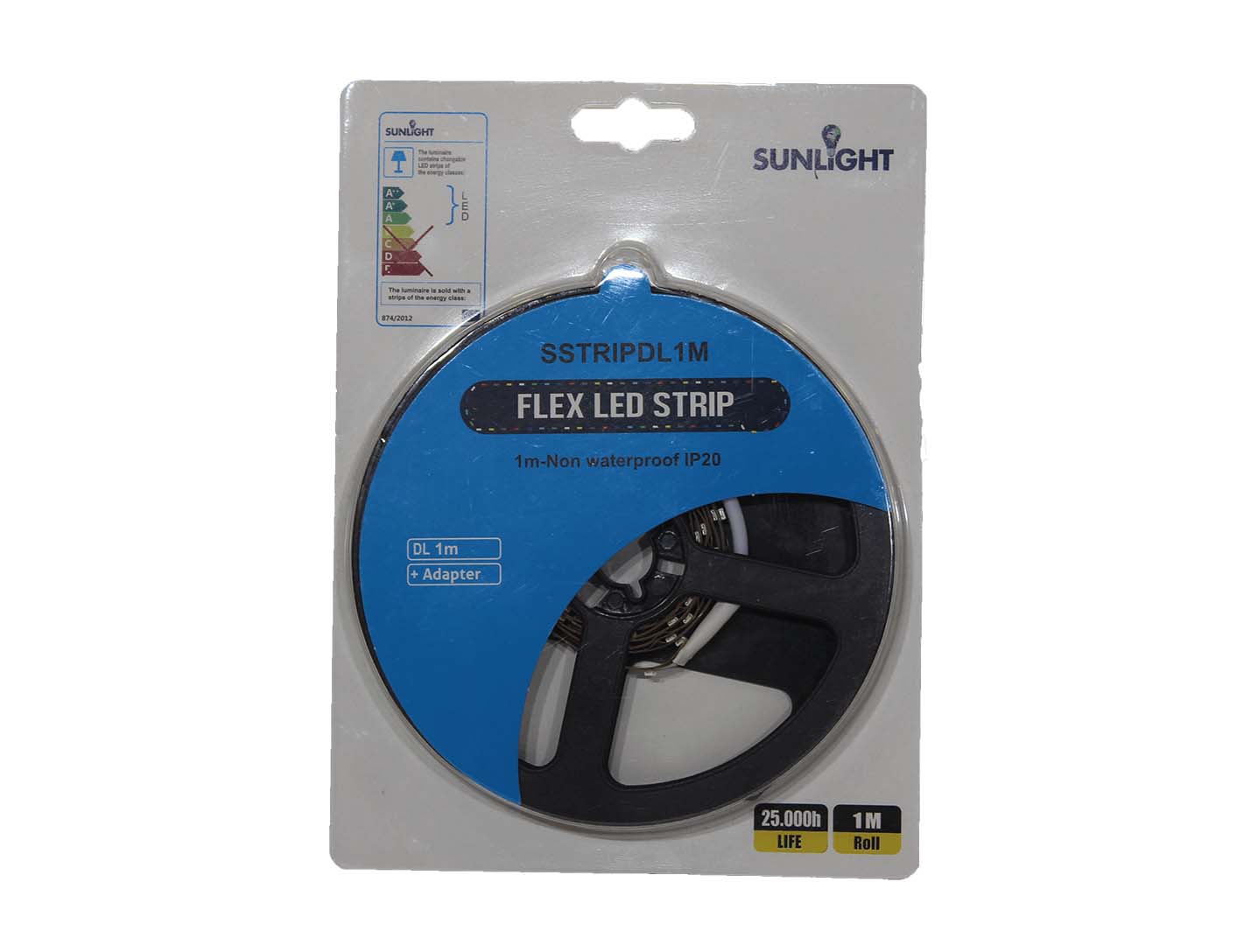 SUNLIGHT LED 4.8W/M FLEXIBLE STRIP 1-METER SET 6000K 