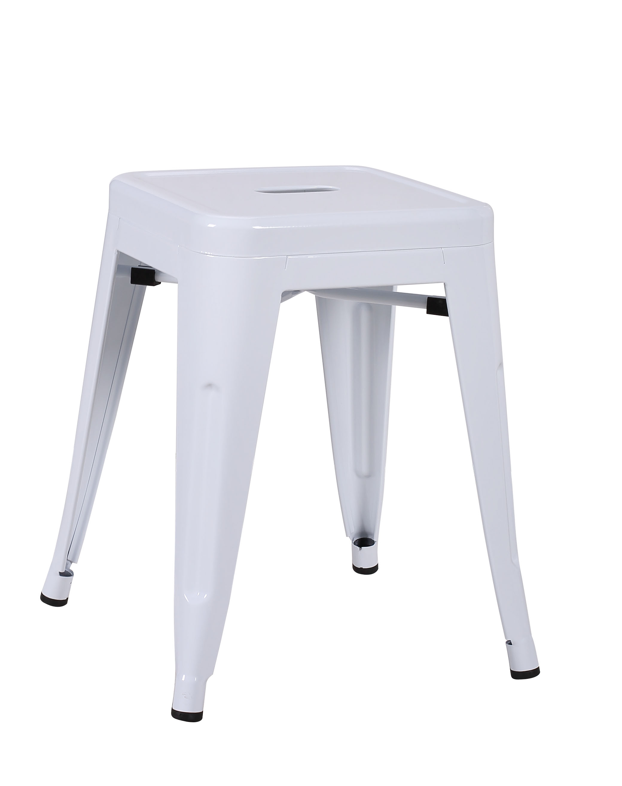 JONES STOOL 38X38X45CM - WHITE