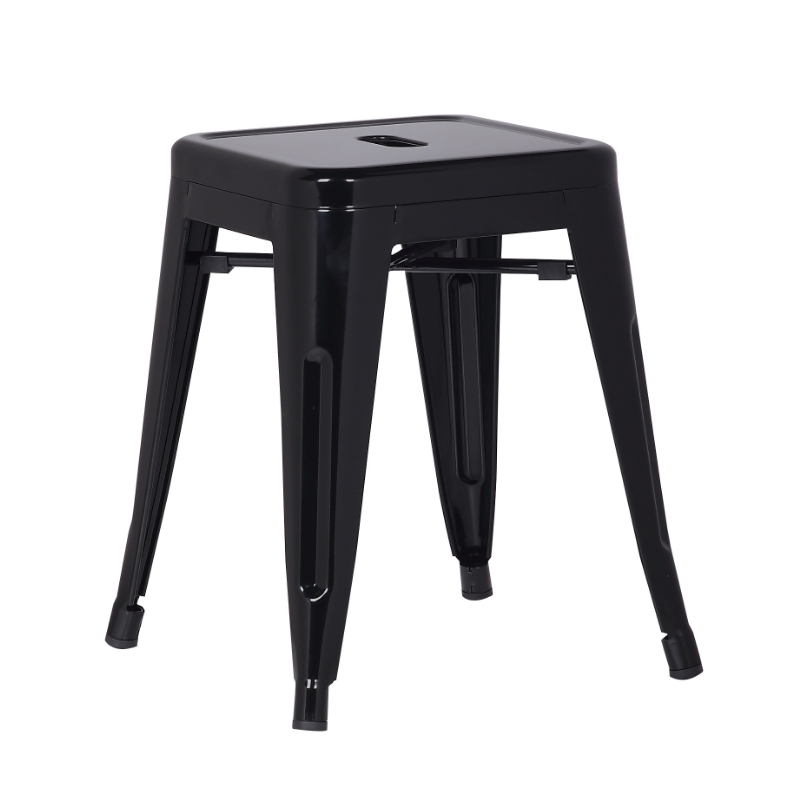 JONES H450 STOOL BLACK 38Χ38Χ45CM