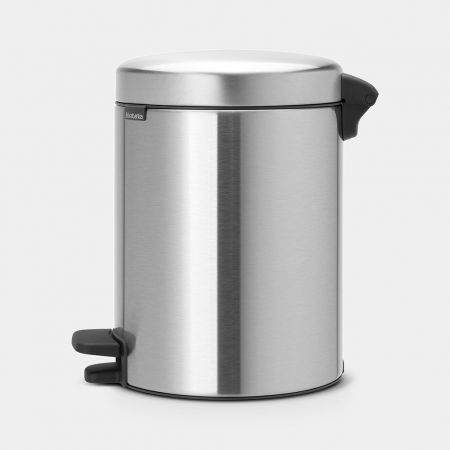 BRABANTIA NEW ICON PEDAL BIN, 5 LITRE - MATT STEEL