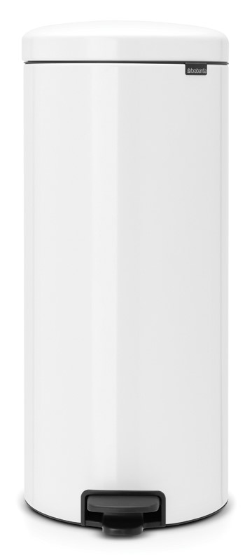 BRABANTIA NEW ICON PEDAL BIN 30L-WHITE