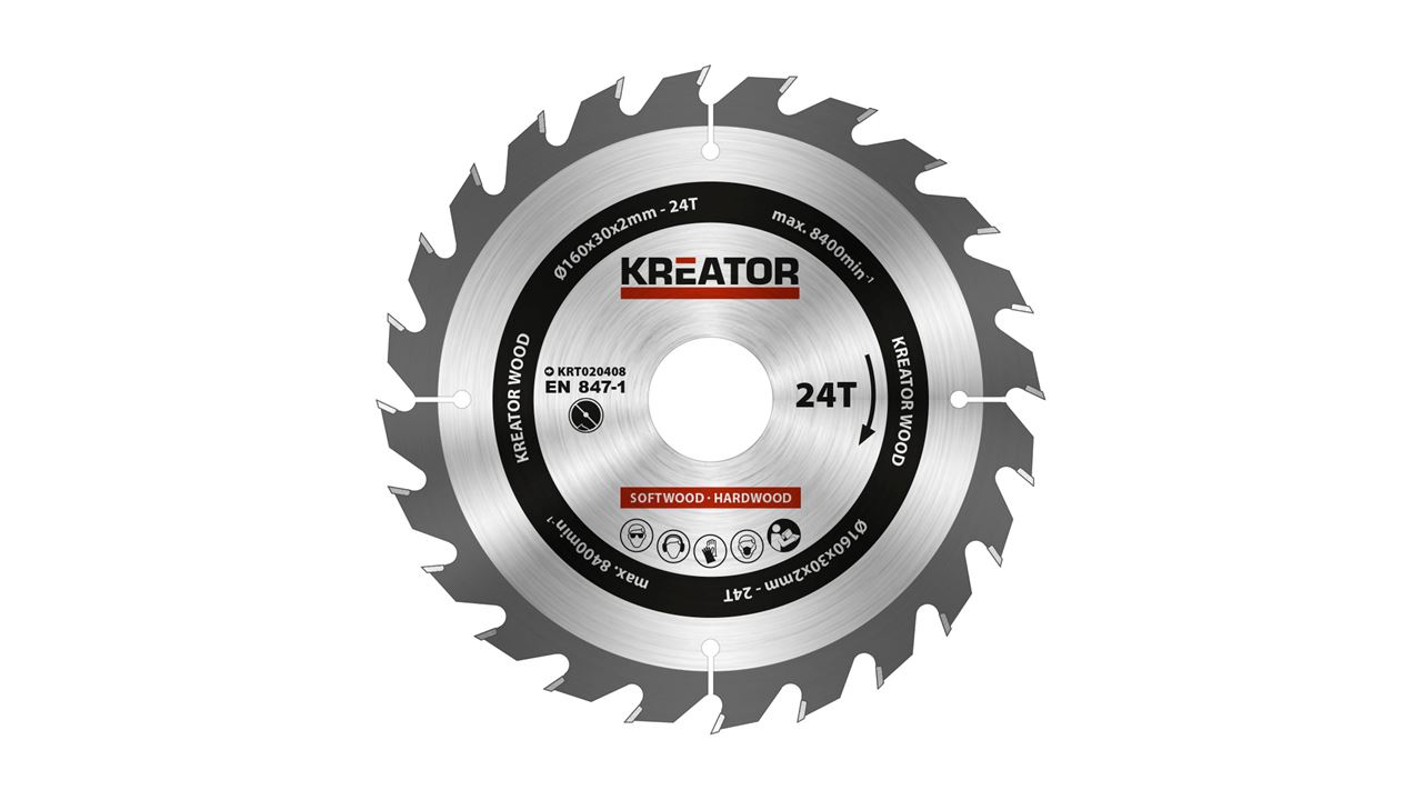 KREATOR SAW BLADE WOOD 160MM24T