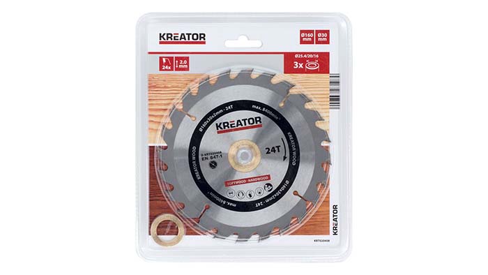 KREATOR SAW BLADE WOOD 160MM24T