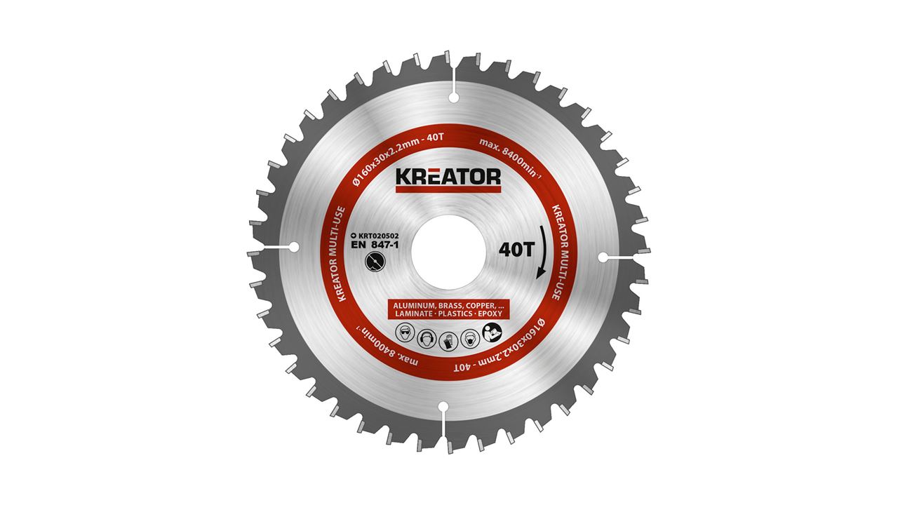 KREATOR SAW BLADE MULTI-USE 160MM40