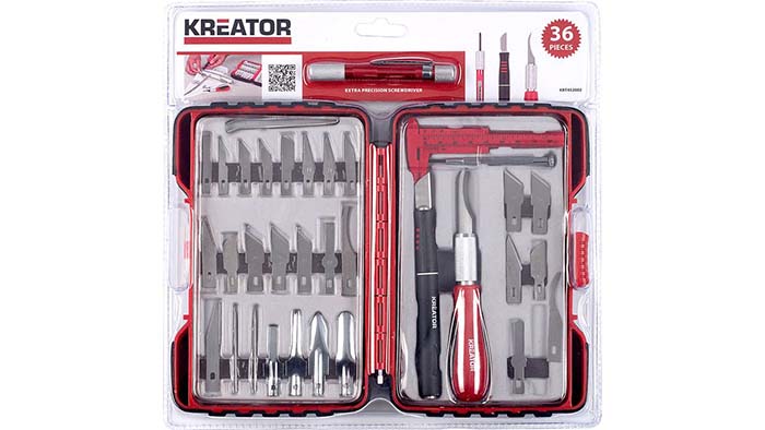 KREATOR HOBBY KNIFE SET  36PCS