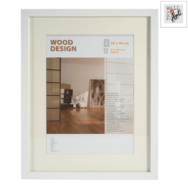 THE WALL ART WIEN WOOD FRAME 30X40CM WHITE