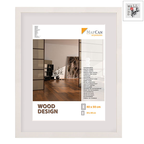 THE WALL ART WIEN WOOD FRAME 40X50CM WHITE