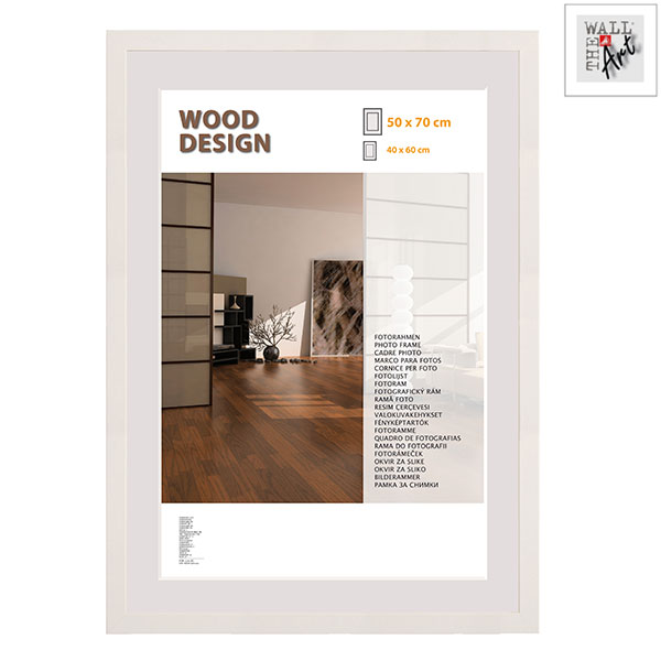 THE WALL ART WIEN WOOD FRAME 50X70CM WHITE