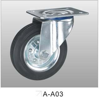 WHEEL A-A 03 160X40MM BLACK WITHOUT BRAKE