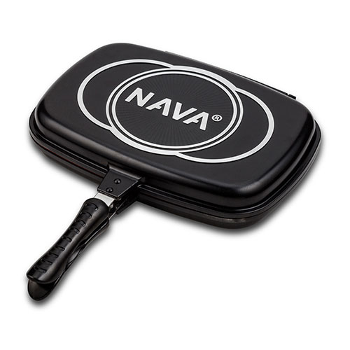 NAVA FUNTZIO DOUBLE GRILL PAN 32CM