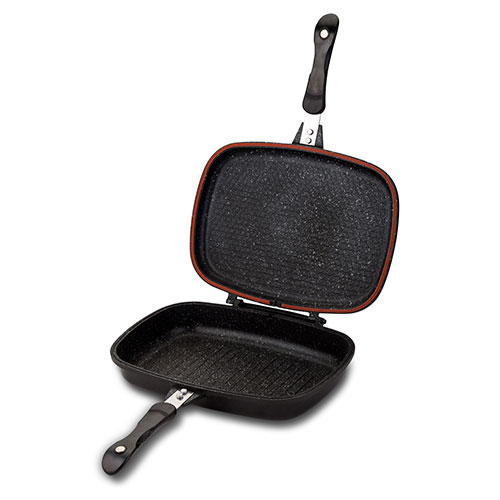 NAVA FUNTZIO DOUBLE GRILL PAN 32CM