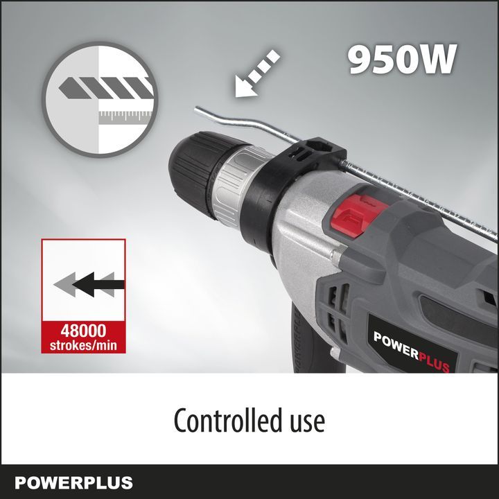 POWERPLUS POWE10035 IMPACT ΤΡΥΠΑΝΙ 950W