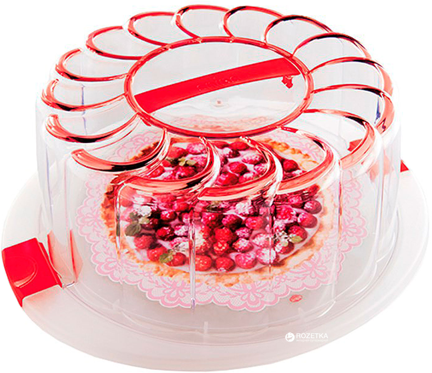 SNIPS CAKE HOLDER BERRIES 28CM ROUND