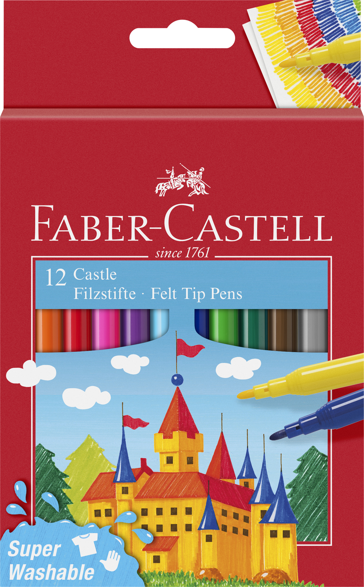 FABER CASTELL 554212 ΜΑΡΚΑΔΟΡΟΙ ΖΩΓΡΑΦΙΚΗΣ 12PCS