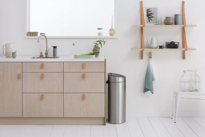 BRABANTIA TOUCH BIN 40 LITRE - MATT STEEL