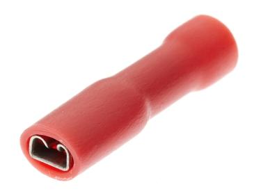 ELTECH 10PCS INSU TERMINAL 6,35x0,8mm RED