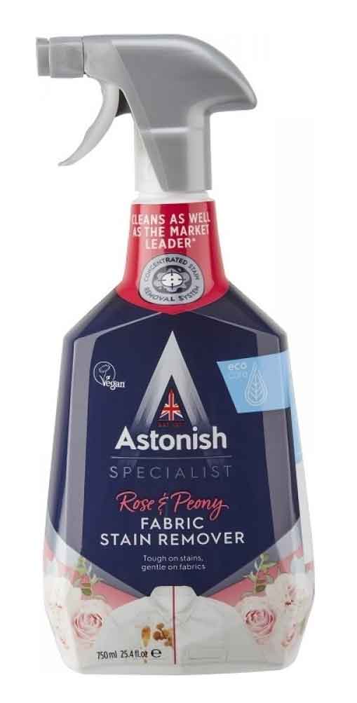 ASTONISH SPECIALIST FABRIC STAIN REMOVER ROSE AND PEONY 750ML